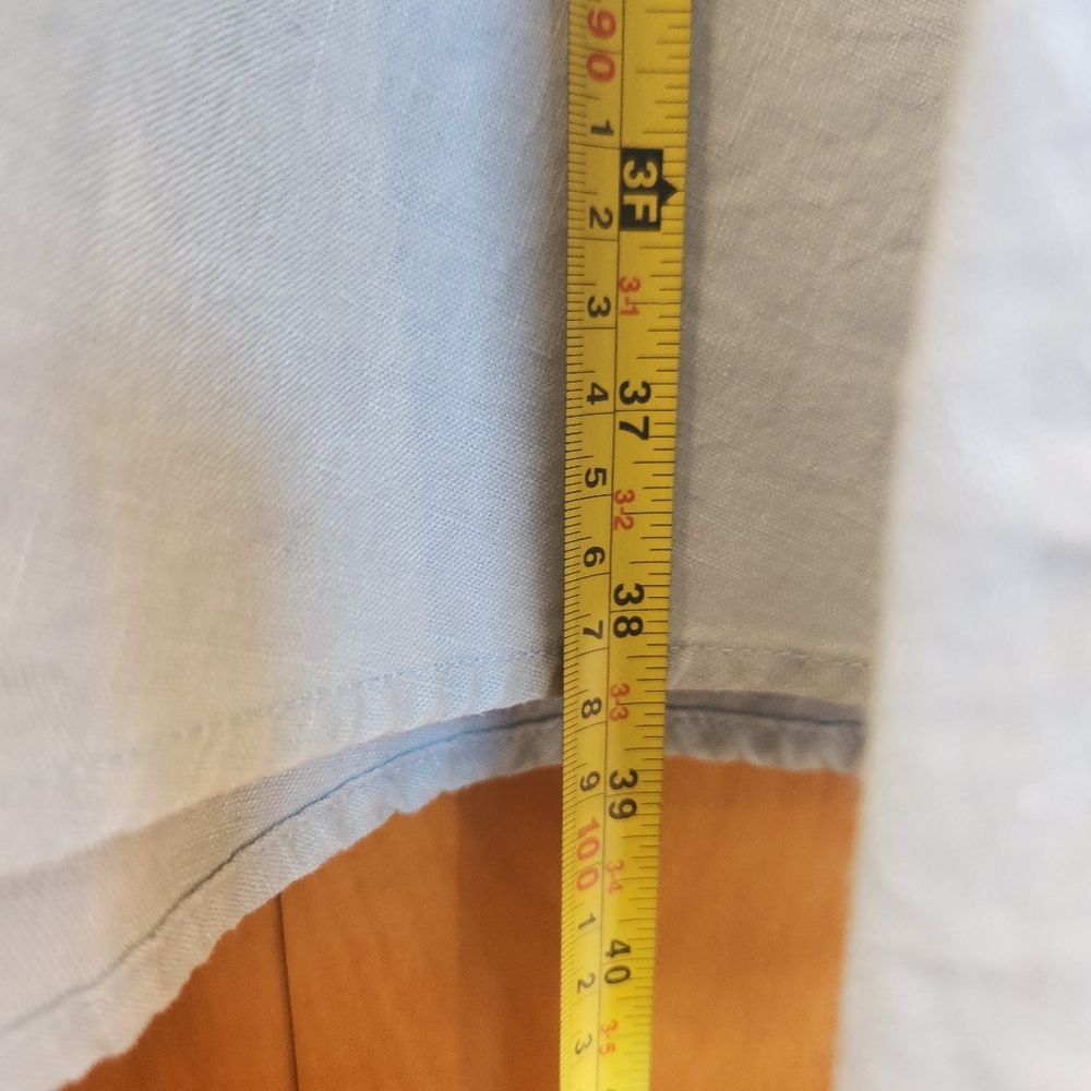 Lauren Ralph Lauren Women's Wakana Dress in Light Blue Linen, Size 2, $185 - Picture 13 of 16